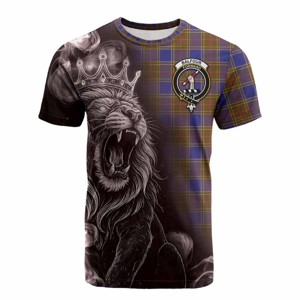 Balfour Tartan Cotton T-shirt Roaring Lion Heritage