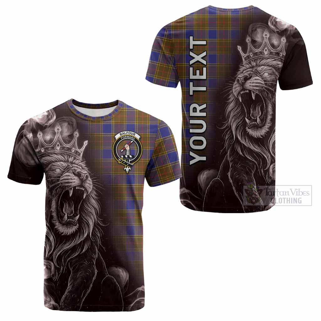 Balfour Tartan Cotton T-shirt Roaring Lion Heritage