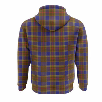 Balfour Tartan Crest Hoodie Ferocious Lion Style
