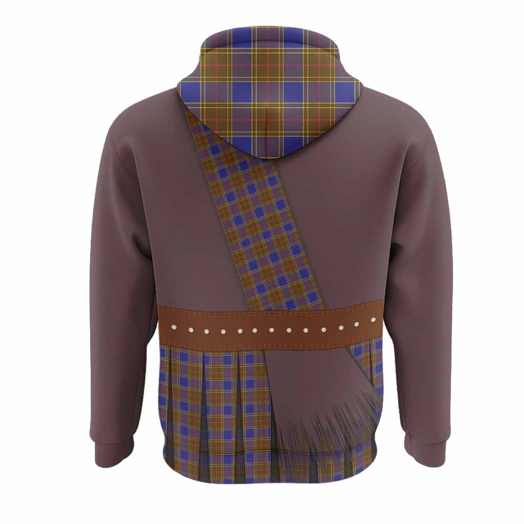 Balfour Tartan Crest Hoodie Kilt Costume Style