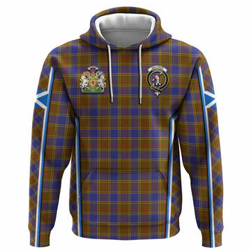 Balfour Tartan Crest Hoodie Scotland Coat of Arm Flag Style