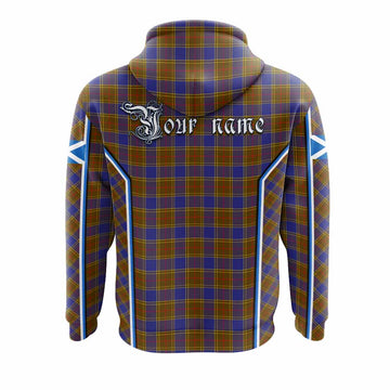 Balfour Tartan Crest Hoodie Scotland Coat of Arm Flag Style