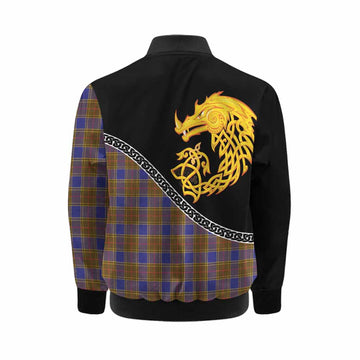 Balfour Tartan Crest Kid Bomber Jacket Legendary Dragon Knot Half Style