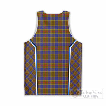 Balfour Tartan Crest Men Tank Top Scotland Coat of Arm Flag Style