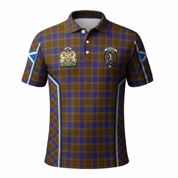 Balfour Tartan Crest Polo Shirt Scotland Coat of Arm Flag Style - Tartan Vibes Clothing