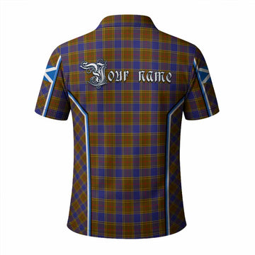 Balfour Tartan Crest Polo Shirt Scotland Coat of Arm Flag Style - Tartan Vibes Clothing
