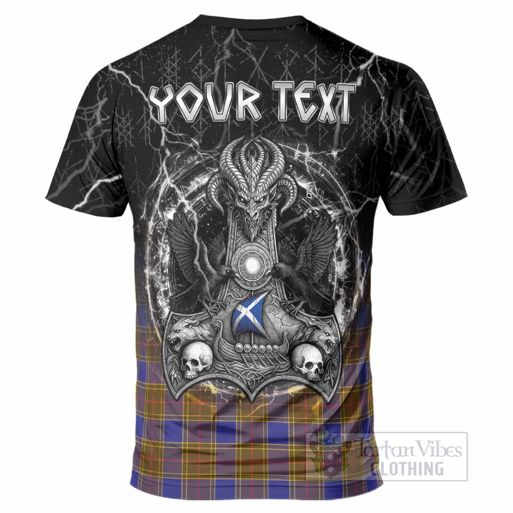 Balfour Tartan Crest T-Shirt Celtic Odin's Raven Legacy