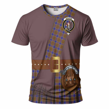 Balfour Tartan Crest T-Shirt Kilt Costume Style