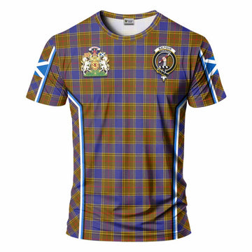 Balfour Tartan Crest T-shirt Scotland Coat of Arm Flag Style - Tartan Vibes Clothing