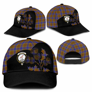 Balfour Tartan Family Crest Classic Cap Scotland Thistle Floral Flag Style