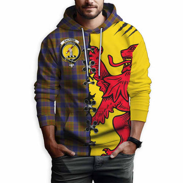 Balfour Tartan Family Crest Hoodie Lion Rampant Honor