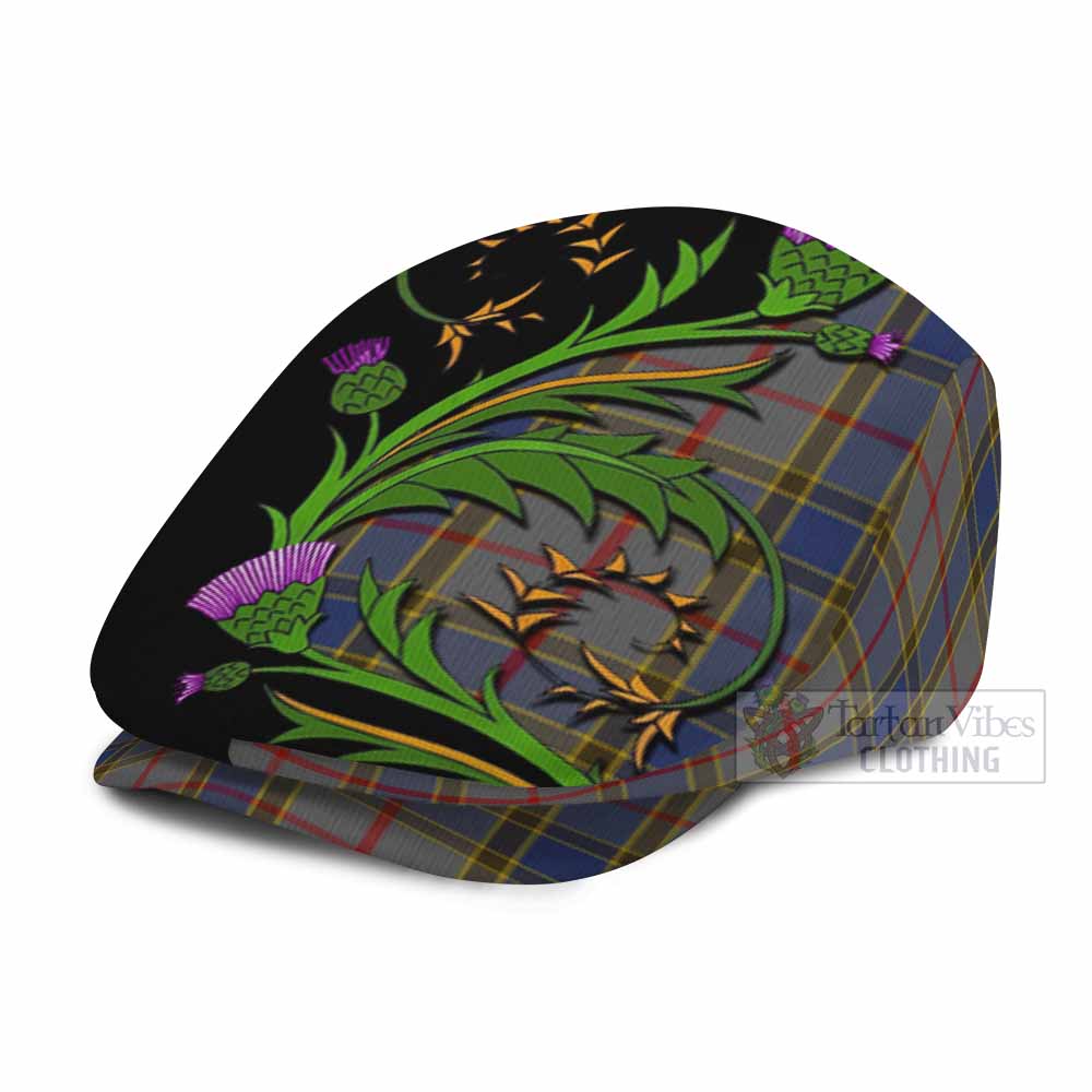 Balfour Tartan Flat Cap, Jeff Cap Scottish Thistle Pride Heritage Art