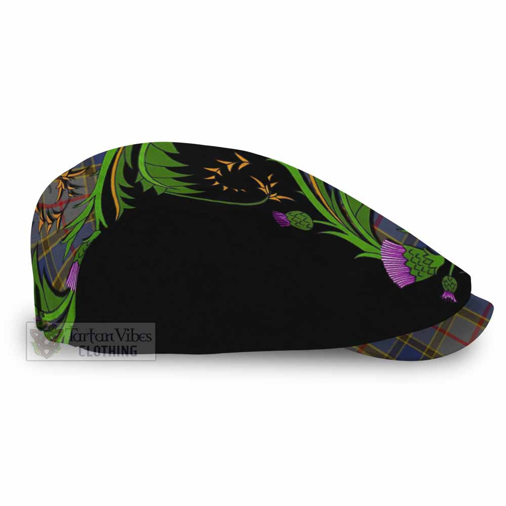 Balfour Tartan Flat Cap, Jeff Cap Scottish Thistle Pride Heritage Art