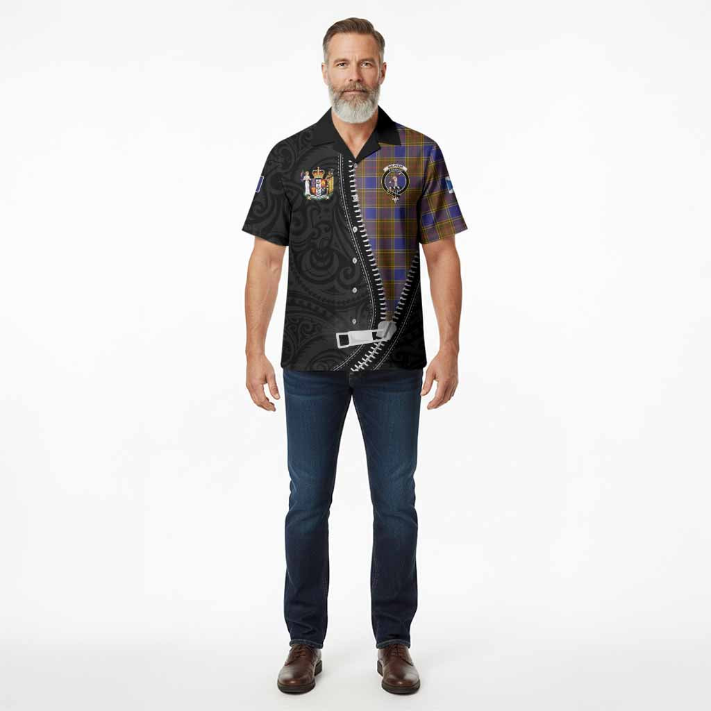 Balfour Tartan Hawaiian Shirt New Zealand Pattern Unique Zipper Stylized