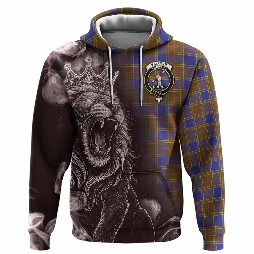 Balfour Tartan Hoodie Roaring Lion Heritage