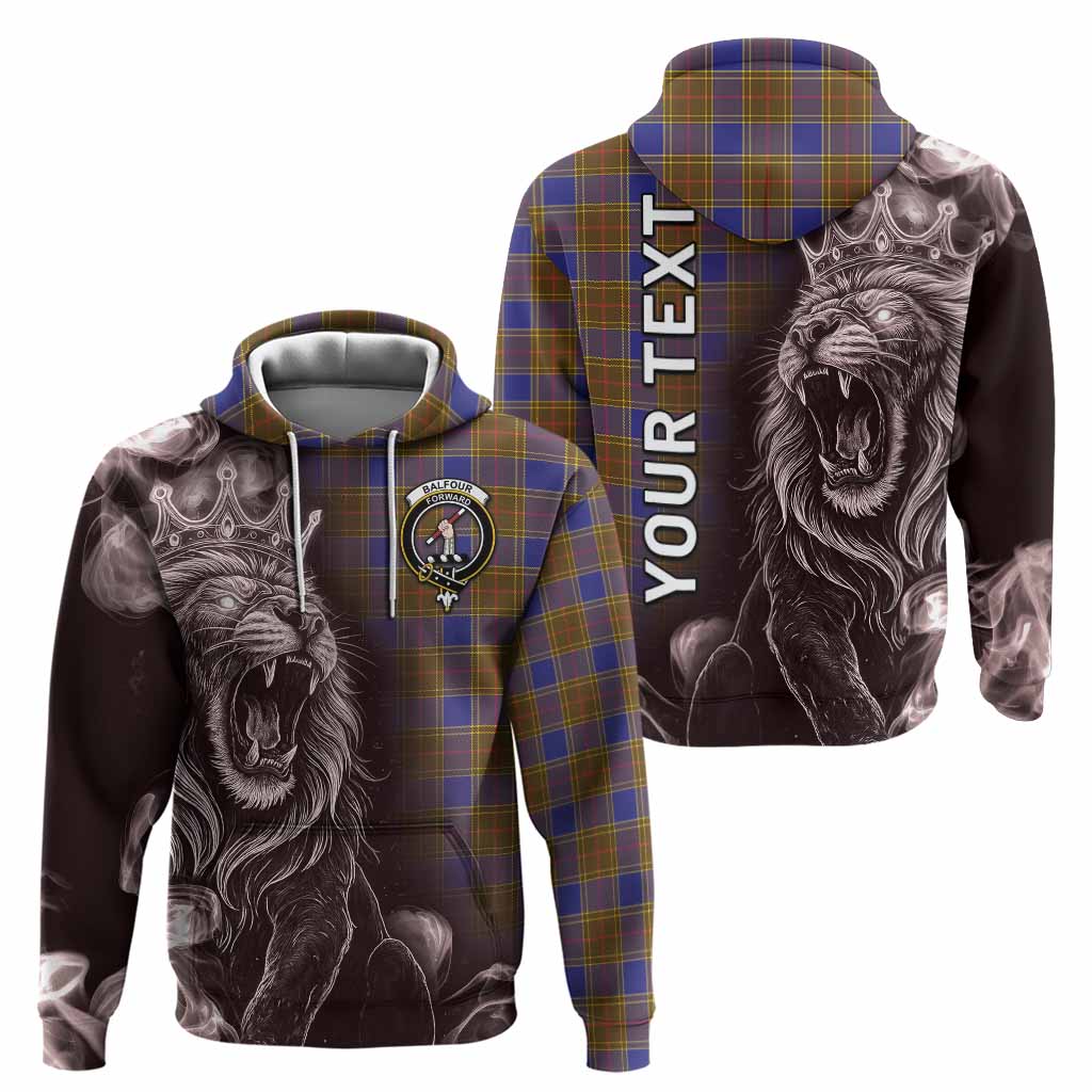 Balfour Tartan Hoodie Roaring Lion Heritage