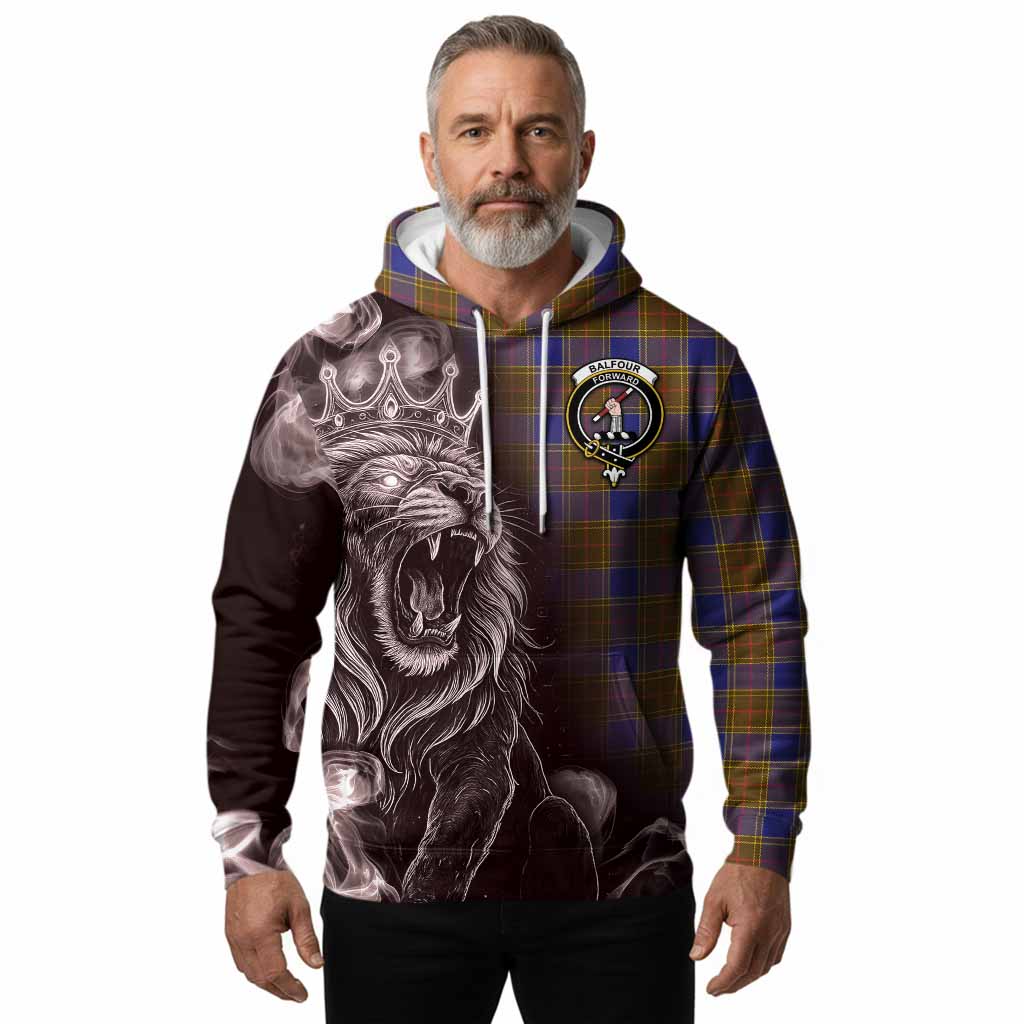Balfour Tartan Hoodie Roaring Lion Heritage