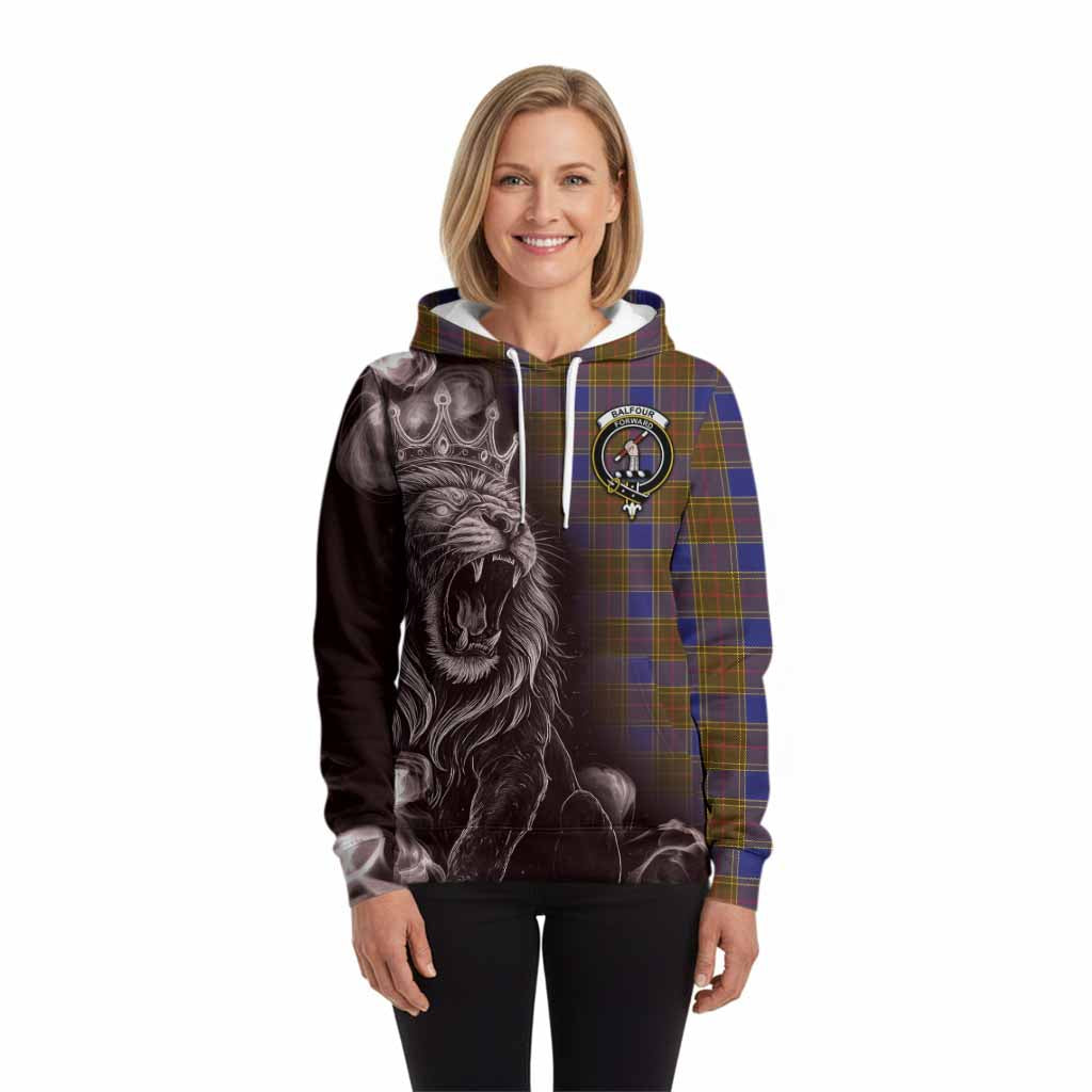 Balfour Tartan Hoodie Roaring Lion Heritage