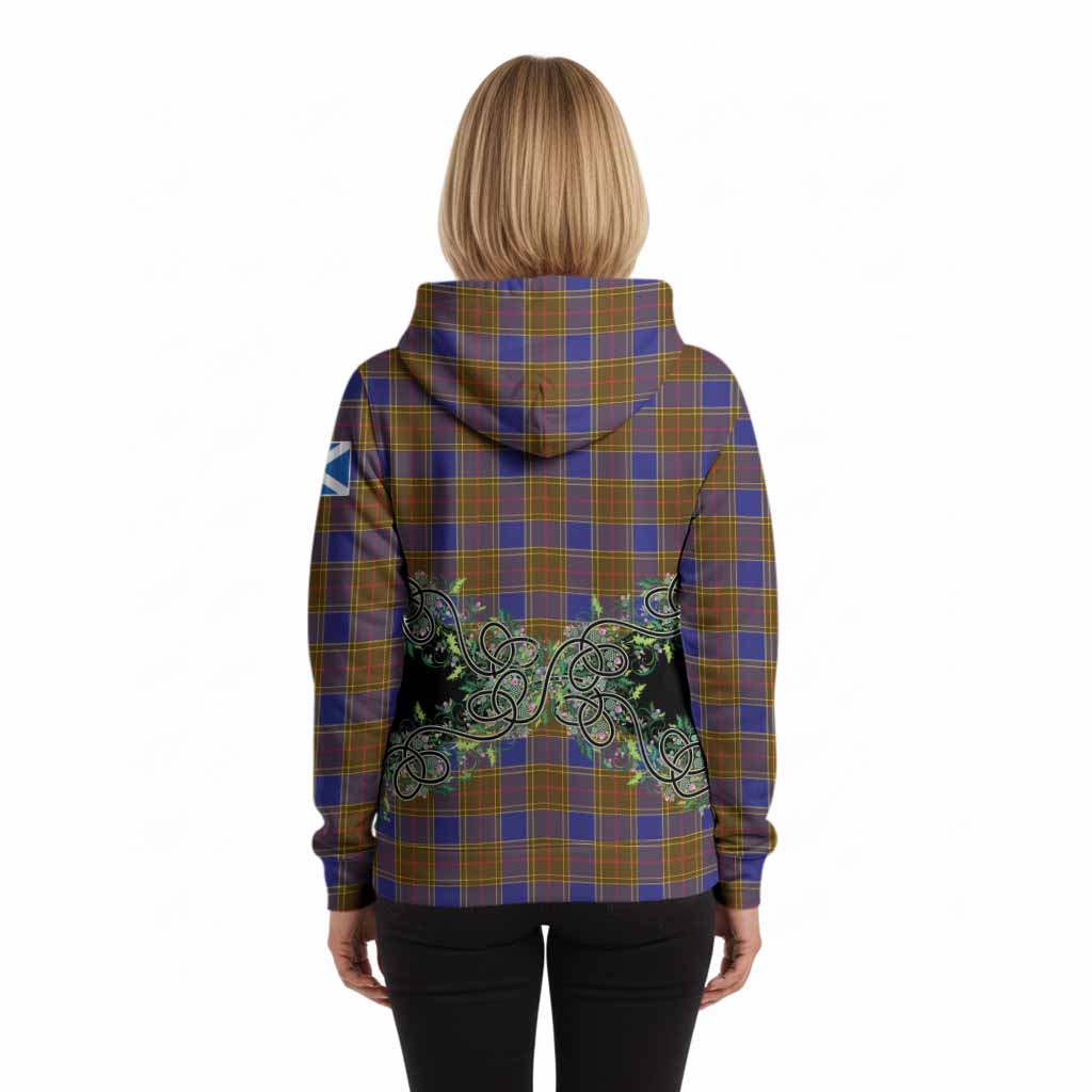 Balfour Tartan Hoodie Thistle Scottish Spirit