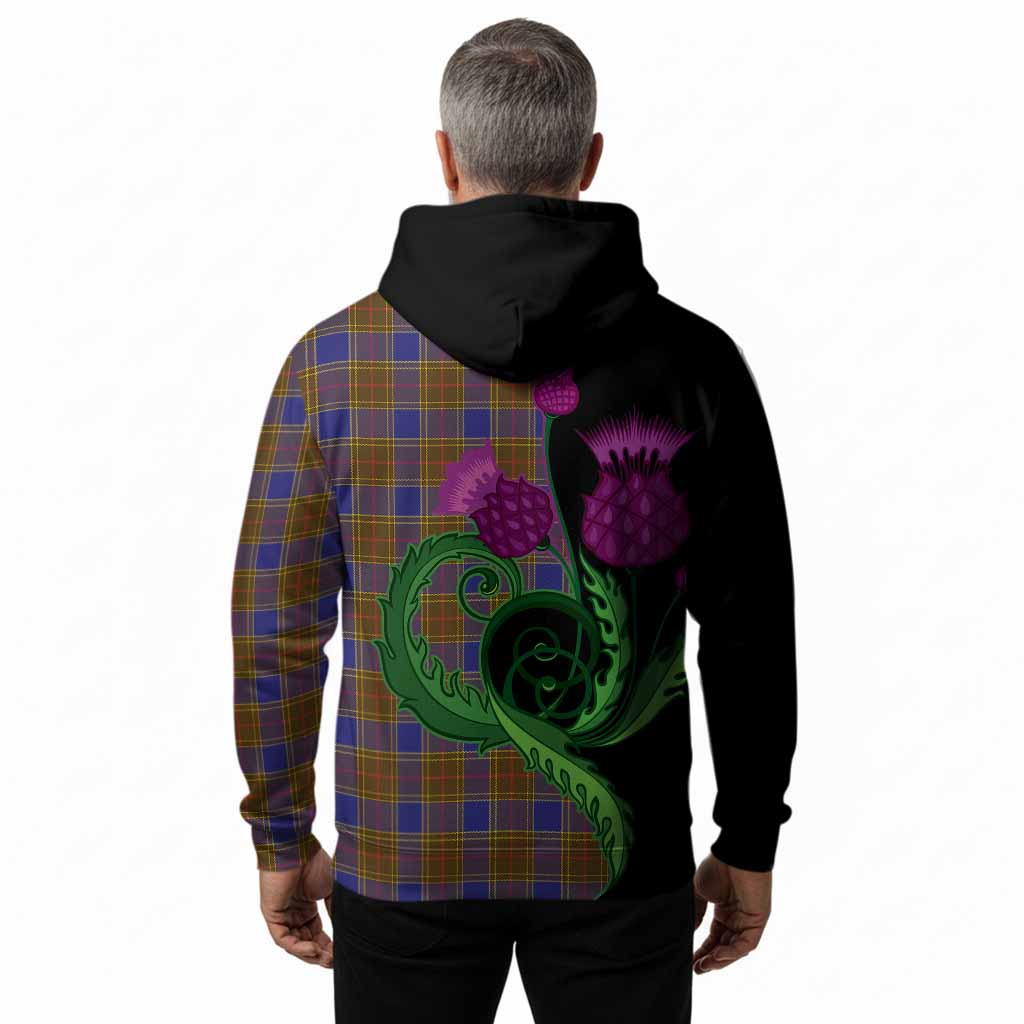 Balfour Tartan Hoodie Traditional Scottish Thistle