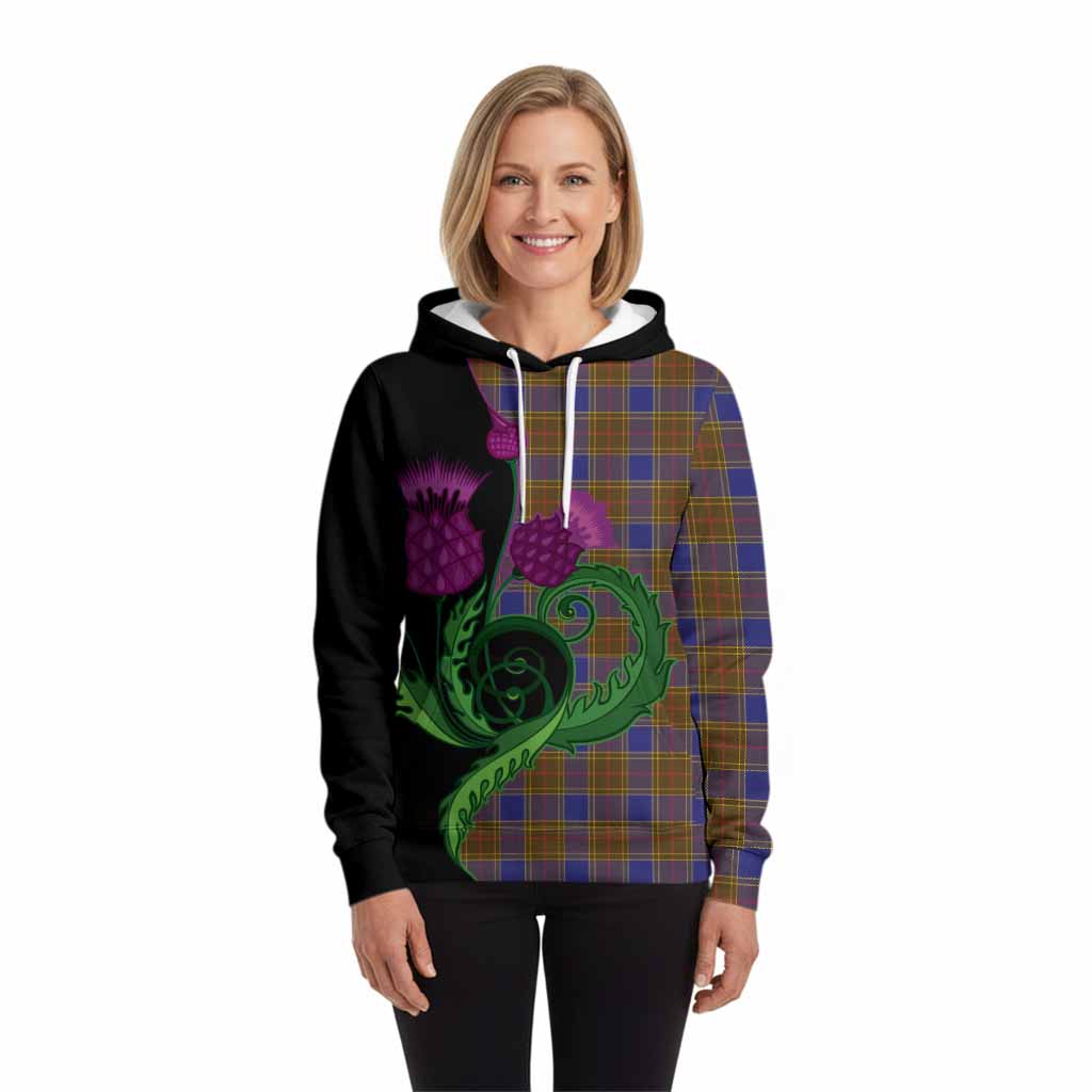 Balfour Tartan Hoodie Traditional Scottish Thistle