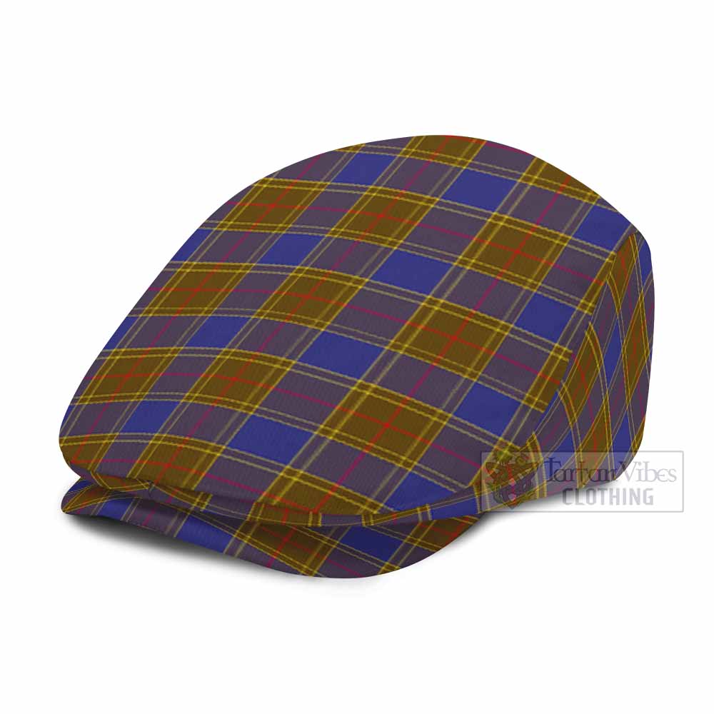 Balfour Tartan Jeff Cap, Tartan Flat Cap