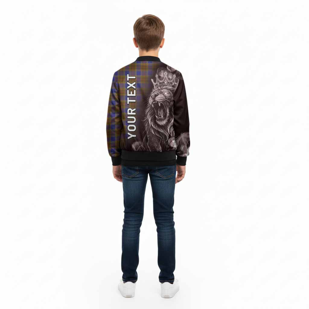 Balfour Tartan Kid Bomber Jacket Roaring Lion Heritage