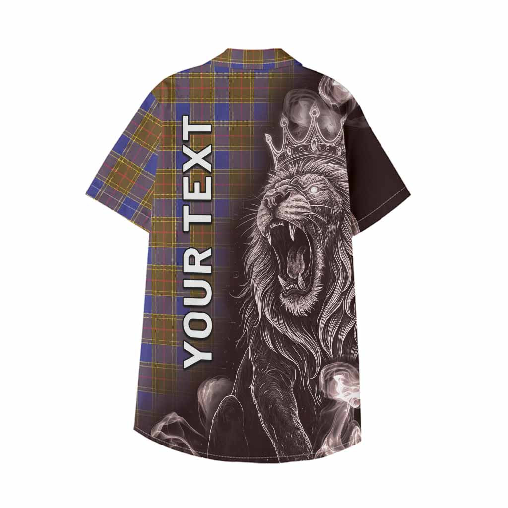 Balfour Tartan Kid Hawaiian Shirt Roaring Lion Heritage