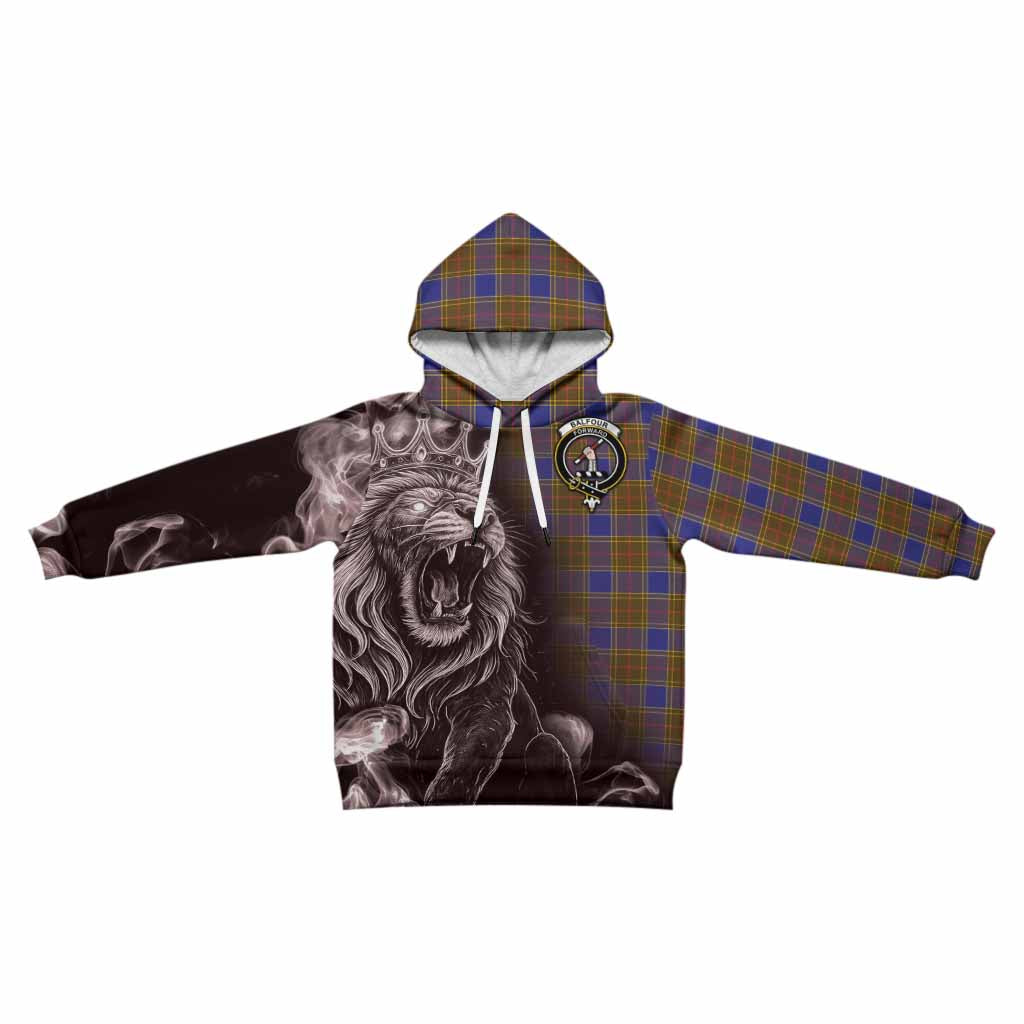 Balfour Tartan Kid Hoodie Roaring Lion Heritage