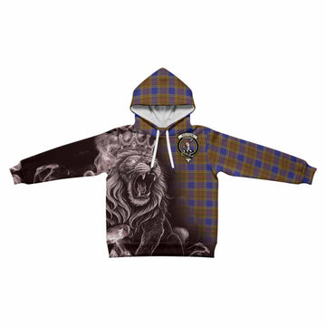 Balfour Tartan Kid Hoodie Roaring Lion Heritage