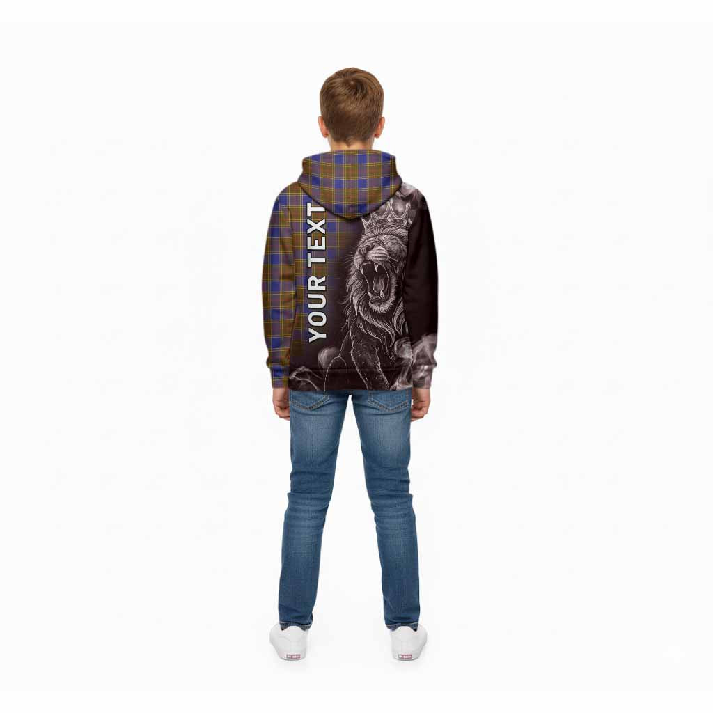 Balfour Tartan Kid Hoodie Roaring Lion Heritage