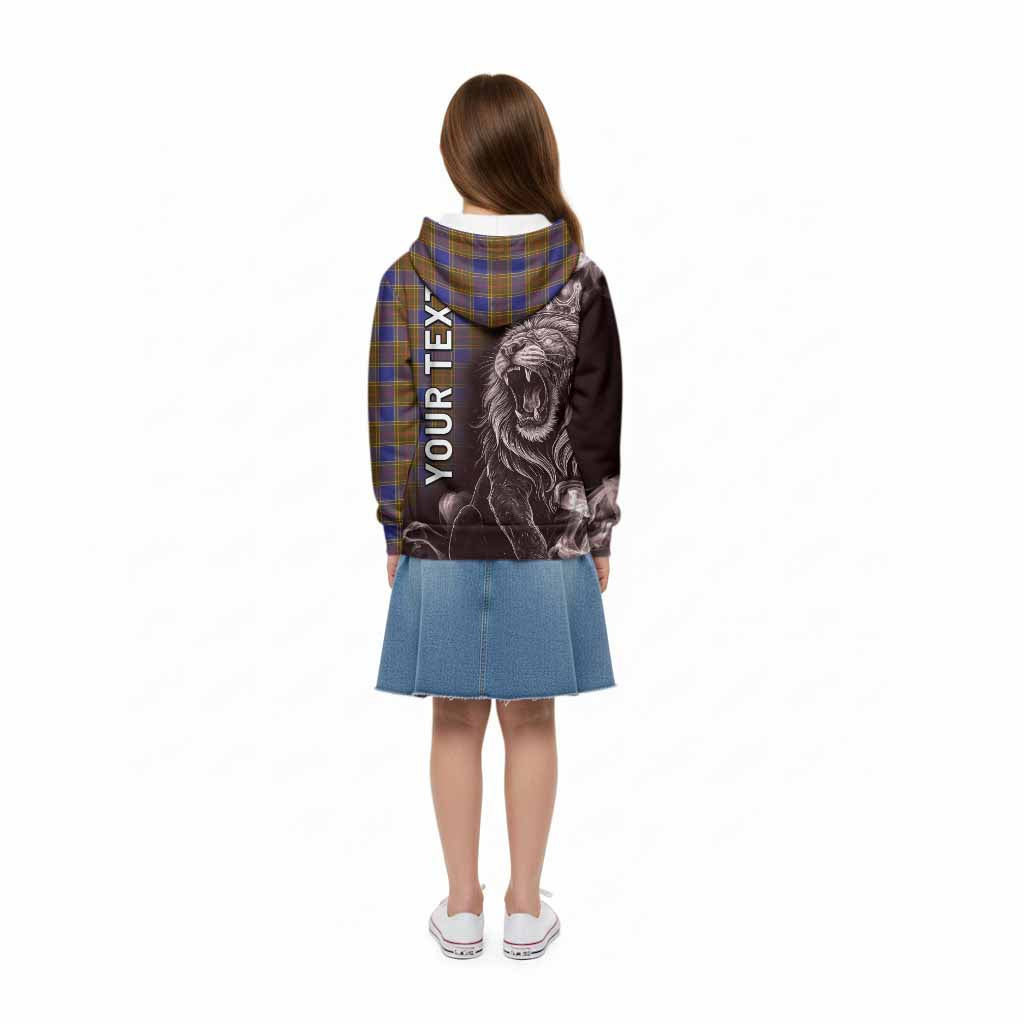 Balfour Tartan Kid Hoodie Roaring Lion Heritage