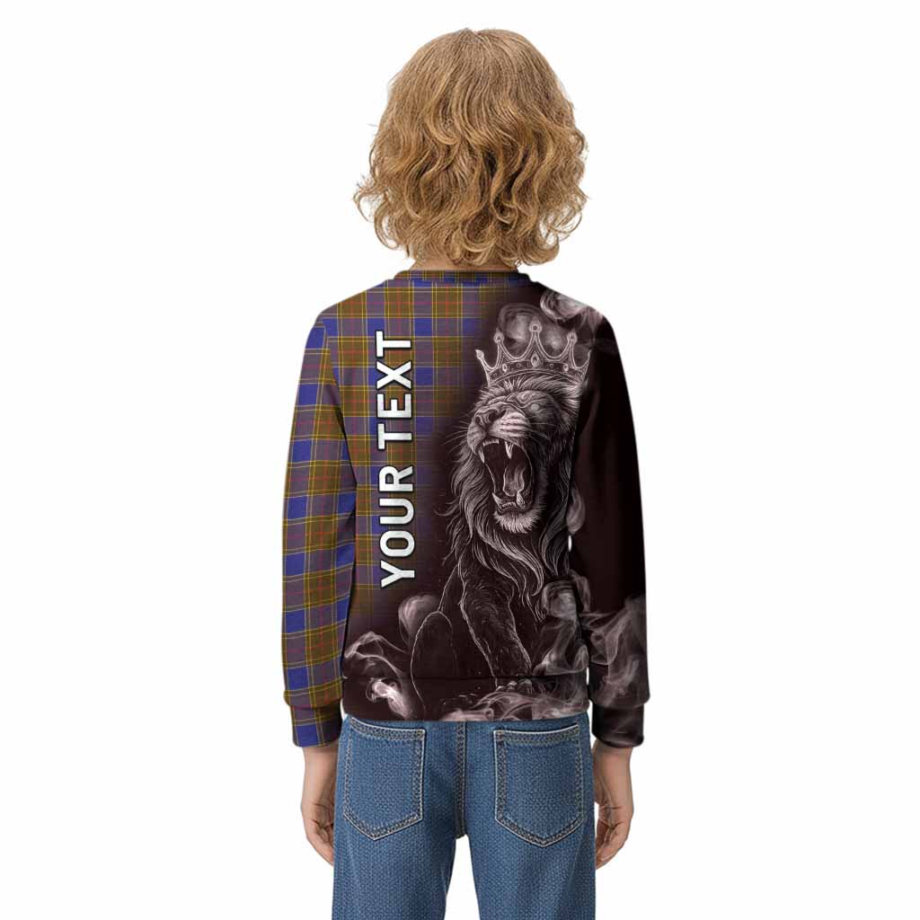 Balfour Tartan Kid Knitted Sweatshirt Roaring Lion Heritage
