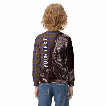 Balfour Tartan Kid Knitted Sweatshirt Roaring Lion Heritage