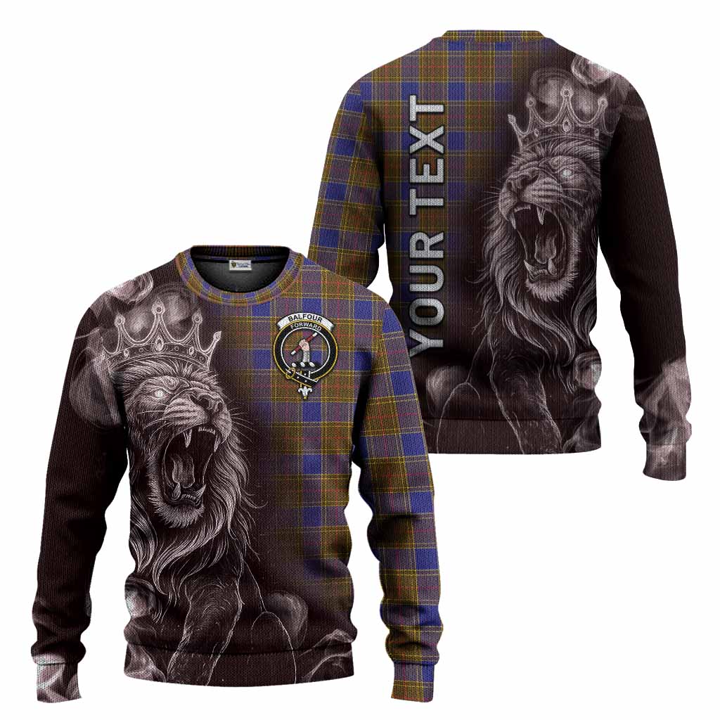Balfour Tartan Knitted Sweater Roaring Lion Heritage