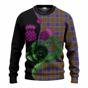 Balfour Tartan Knitted Sweater Traditional Scottish Thistle