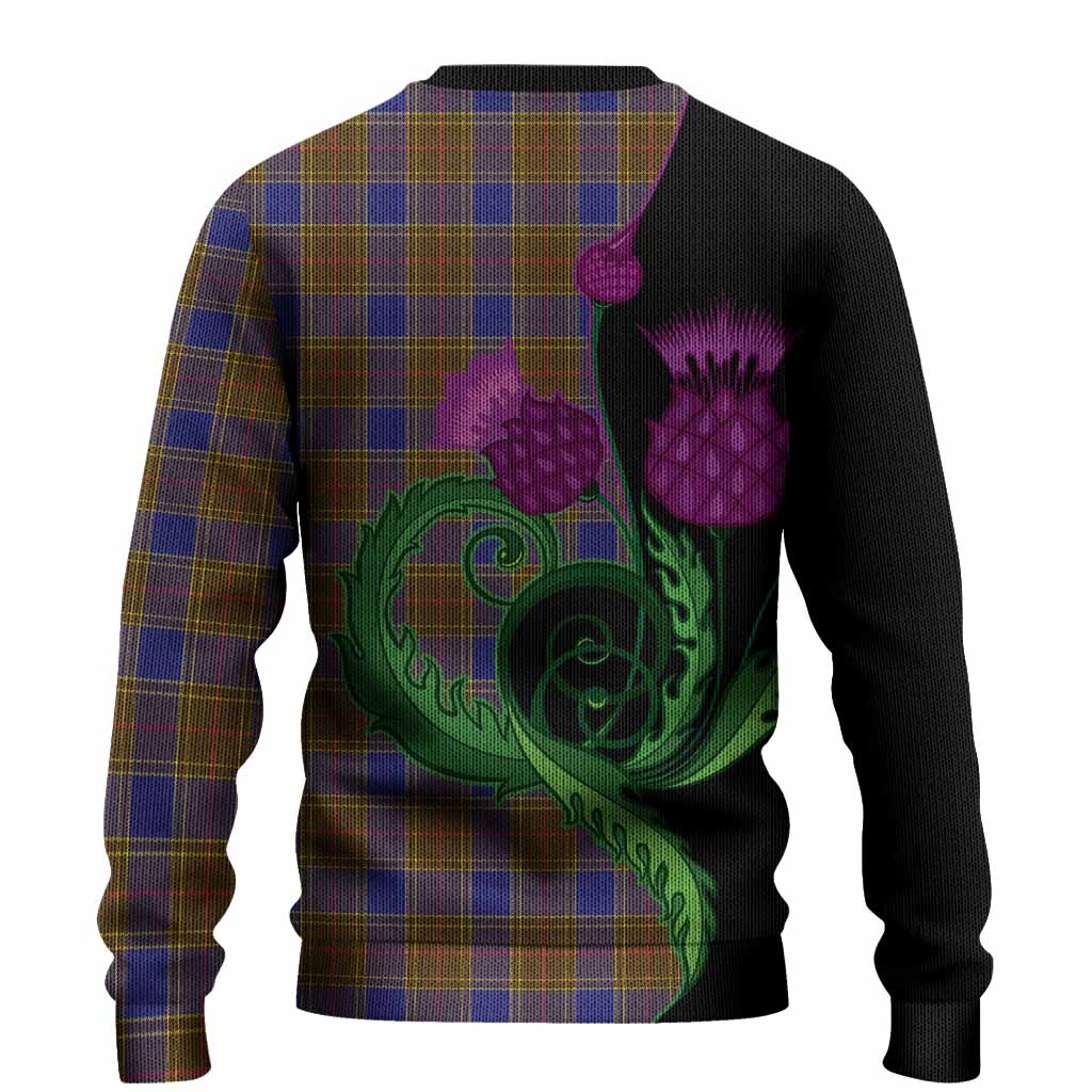 Balfour Tartan Knitted Sweater Traditional Scottish Thistle