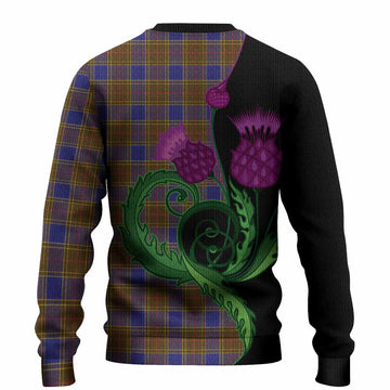 Balfour Tartan Knitted Sweater Traditional Scottish Thistle