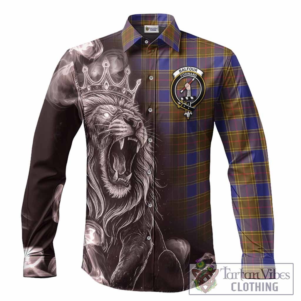 Balfour Tartan Long Sleeve Button Shirts Roaring Lion Heritage