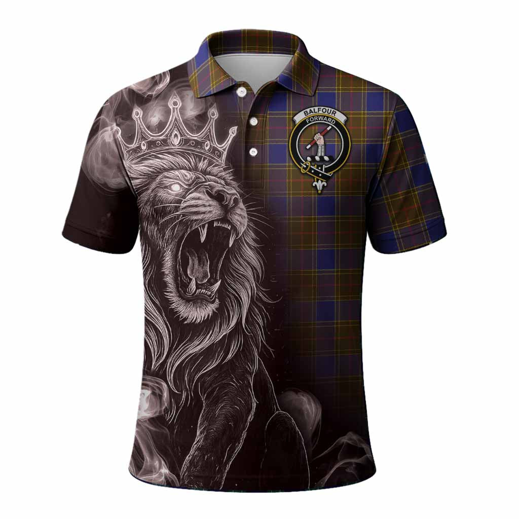 Balfour Tartan Polo Shirt Roaring Lion Heritage