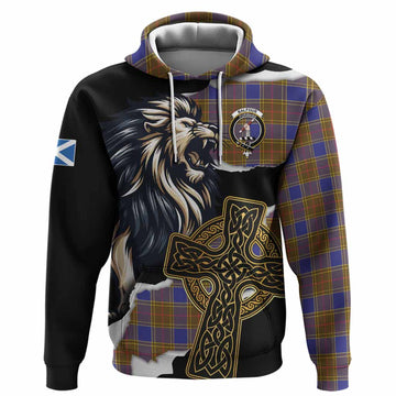 Balfour Tartan Scottish Hoodie Lion Celtic Heritage