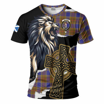 Balfour Tartan Scottish T-Shirt Lion Celtic Heritage
