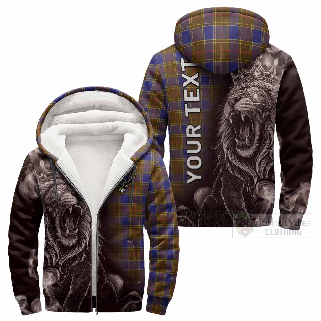 Balfour Tartan Sherpa Hoodie Roaring Lion Heritage