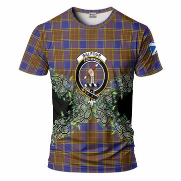 Balfour Tartan T-Shirt Thistle Scottish Spirit