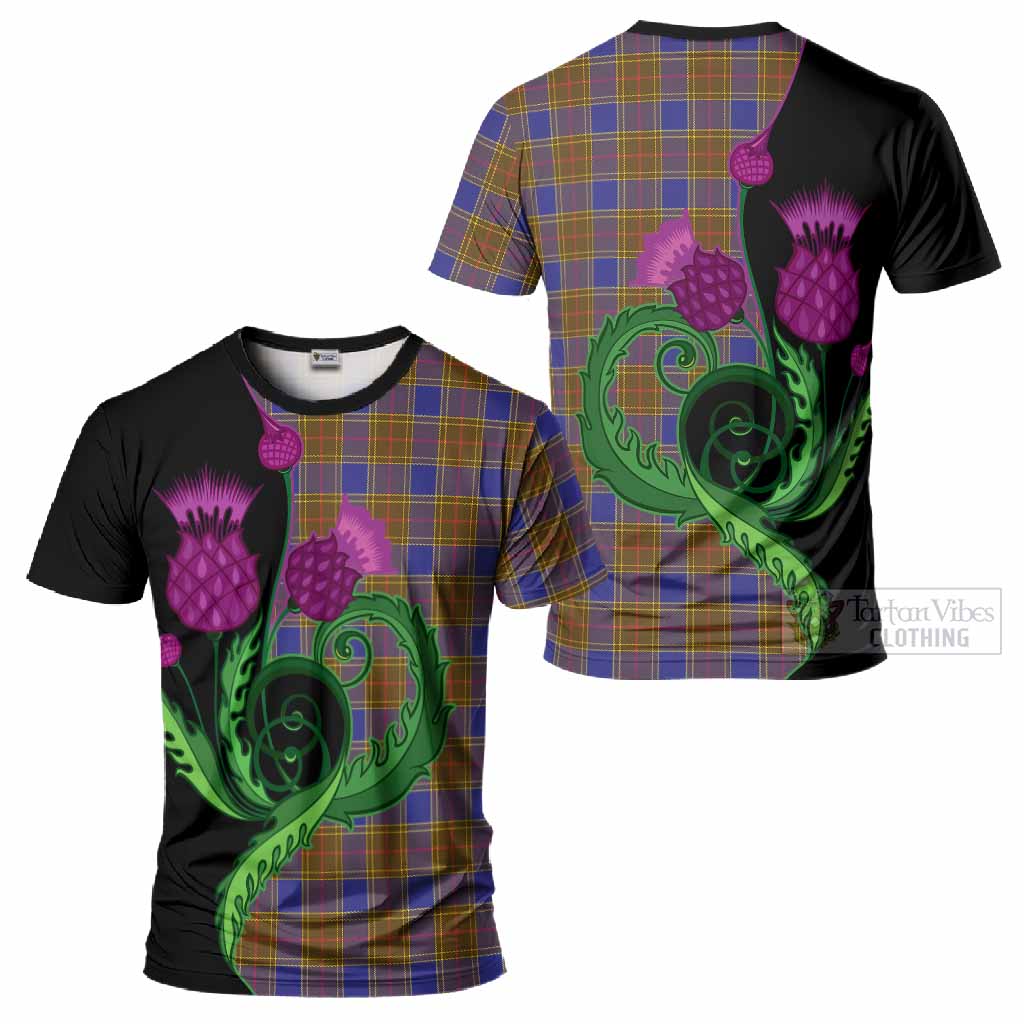 Balfour Tartan T-Shirt Traditional Scottish Thistle