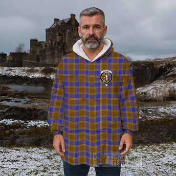 Balfour Tartan Wearable Blanket with Family Crest - Tartan Vibes Clothing