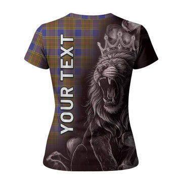 Balfour Tartan Women T shirt Roaring Lion Heritage