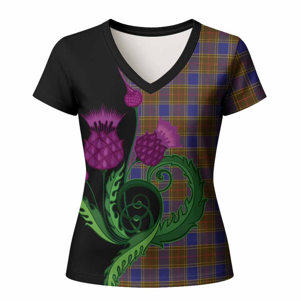 Balfour Tartan Women T shirt Traditional Scottish Thistle
