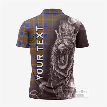 Balfour Tartan Zipper Polo Shirt Roaring Lion Heritage