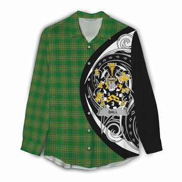 Ball Irish Clan Women's Casual Shirt Celtic Circle Style Female - Tartan Vibes Clothing